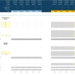 Balance sheet highlighting assets and liabilities for financial projection