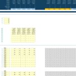 Operating hours and public holiday schedule for a hair and beauty financial model.