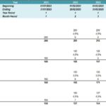 Detailed table displaying monthly order statistics for 2023, including growth rates and new additions.