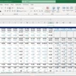 Income statement template showing Amazon's sales and expenses from FY 2020 to FY 2027.