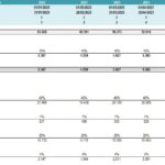 Table showing total revenue, COGS, and operating expenses by category for 2023.