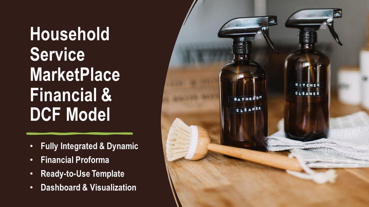 Household Service Marketplace Financial and DCF Valuation Model
