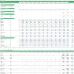Monthly financial model for biodiesel plant budgeting and income analysis.