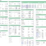 Detailed financial template for ethanol plant business planning and analysis.