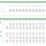 Projected enterprise value and cash flow forecast for an ethanol plant, showing detailed financial metrics.