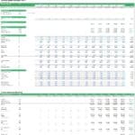 Monthly budget allocation and income statement for an ethanol plant's first year.