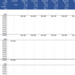 CAPEX table displaying initial balance and investment amounts for properties in 2024.
