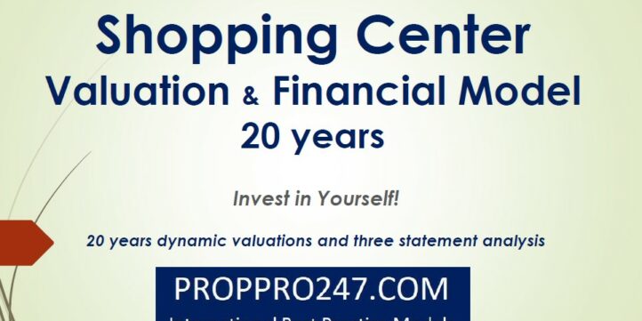 Shopping Center Valuation and Financial Model 20 years – Acquisition Shopping Center Valuation and Financial Model 20 years – Acquisition