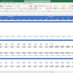 Pro forma cash flow spreadsheet showing revenue, costs, and financing details for a real estate project.