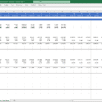 Pro forma cash flow waterfall model outlining equity contributions and distributions over time.