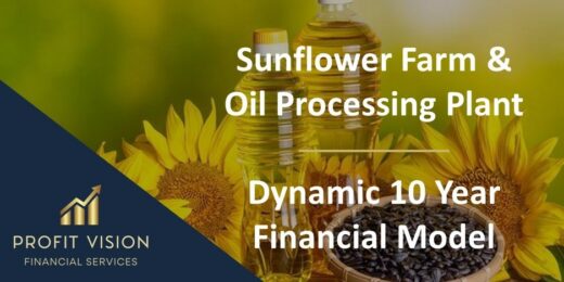 Sunflower Farm & Oil Processing Plant Financial Model