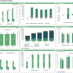 Executive summary displaying financial metrics for a Laundromat over five years, including revenue and expenses.
