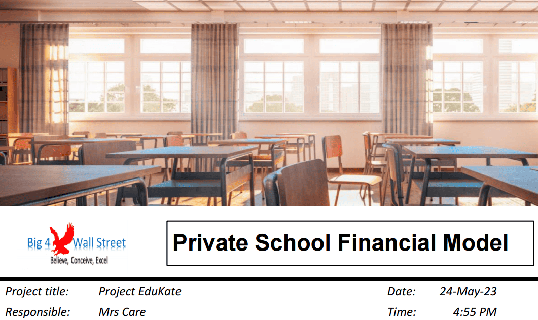 Private School Financial Model – 10+ Year DCF & Valuation