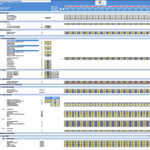 Input data table for private school financial planning and projections.