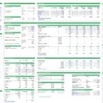 Excel template with assumptions for EV charging station business plan including cost and revenue estimates.