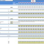 Financial model inputs for a coding bootcamp's DCF analysis and valuation.