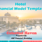 Cover image of a financial model template for hotel analysis