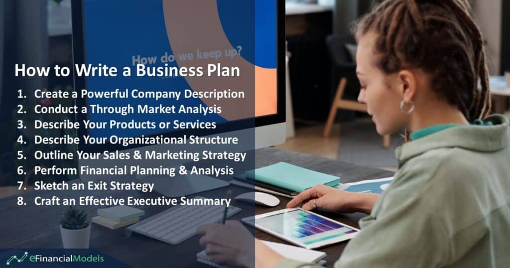 Key Steps for Writing a Business Plan | eFinancialModels How to Write a Business Plan