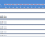 Monthly financial model for house flipping with project details and timeline
