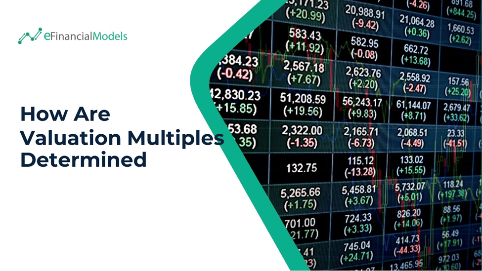 Understanding Valuation Multiples in Financial Markets | eFinancialModels Display of stock prices and valuation multiples for analysis