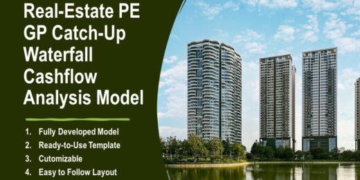 Real Estate Private Equity GP Catchup Waterfall Analysis Model
