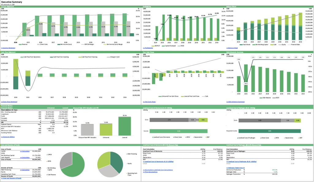 Green Ammonia Plant Feasibility Analysis Overview | eFinancialModels Green Ammonia Plant Feasibility Analysis