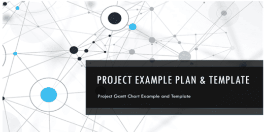 Project Plan Template with Gantt Chart and Example Data