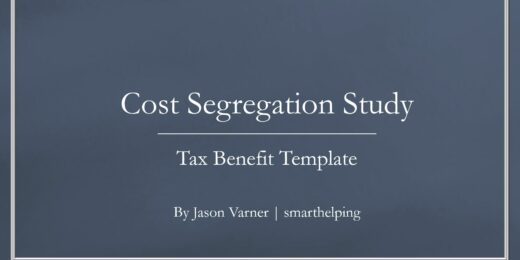 Cost Segregation Study: Estimated Benefit Summary and Supporting Data
