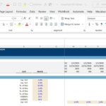 LBO financial model assumptions, including revenue growth and tax rates in Excel.