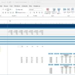 Valuation assumptions and discount rates for LBO financial analysis in Excel model.