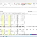Capitalization table detailing equity contributions and ownership percentages for a startup