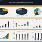 Overview of financial dashboard displaying revenue, costs, and cash flow metrics for a talent marketplace.