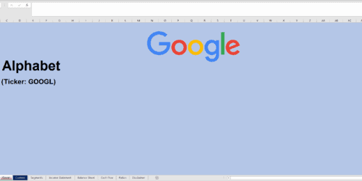 Google [Alphabet, Inc.] Financial Model