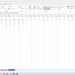 Excel spreadsheet showing monthly customer cohort data and trends