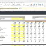 Financial statement model showing income projections for Western Energy Group (2021-2030).