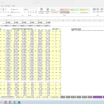 Expense assumptions table detailing cost types and monthly projections from 2024 to 2029.