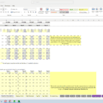 Excel sheet showing expense assumptions and variable costs for business financial modeling.