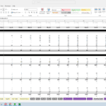 Detailed Excel template for customer acquisition and subscription revenue analysis