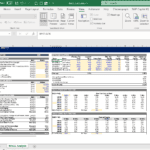 WACC calculation template showcasing assumptions and sensitivity analysis for investment assessment.