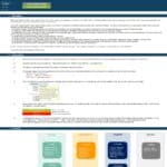 Overview of financial model with instructions and disclaimers for user input and outputs.