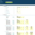 Setup inputs for ABC Self Storage Ltd financial projections, including locations and expenses.