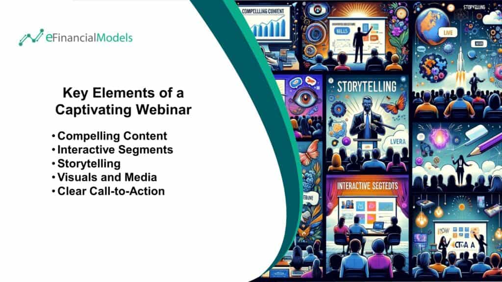Key Elements of a Captivating Webinar Chart | eFinancialModels Key Elements of a Captivating Webinar for a Webinar Organizer Business