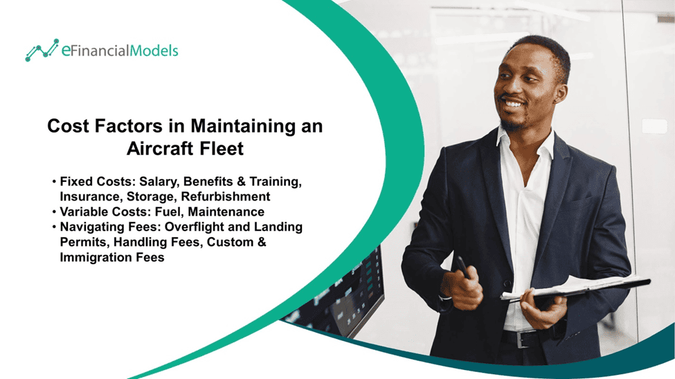 Cost Factors in Aircraft Fleet Maintenance | eFinancialModels Breakdown of costs needed for maintaining an aircraft fleet, including salaries and fuel.