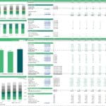 Crane Rental Service Financial Model Overview | eFinancialModels Crane rental financial model showing fleet ownership, occupancy rates, and projected income across ten years.