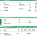 Crane Rental Financial Overview and Metrics | eFinancialModels Financial model showing uses and sources of funds for a crane rental company.