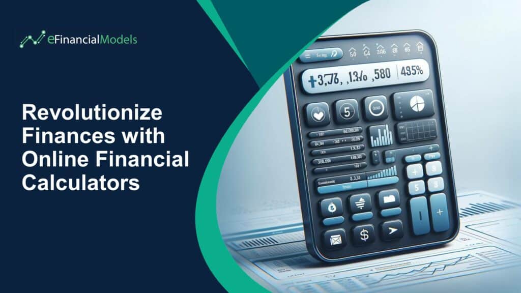 Online shop financial calculator