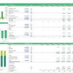 Crane Rental Business Budget Analysis for Year 1 | eFinancialModels Budget analysis spreadsheet showing income, expenses, and financial metrics for a crane rental company.