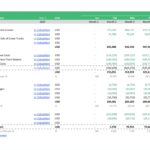 Budget Analysis for Crane Truck Rental - Year 1 | eFinancialModels Monthly budget analysis showing revenue and EBITDA projections for a crane truck rental company.