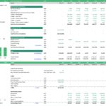 Year 1 Cash Flow Statement for Crane Truck Rentals | eFinancialModels Cash flow statement detailing monthly cash inflows and outflows for a crane truck rental company.