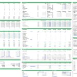 Crane Rental Business Financial Model Template Overview | eFinancialModels Financial model for crane rental, detailing income, expenses, and balance sheet data.